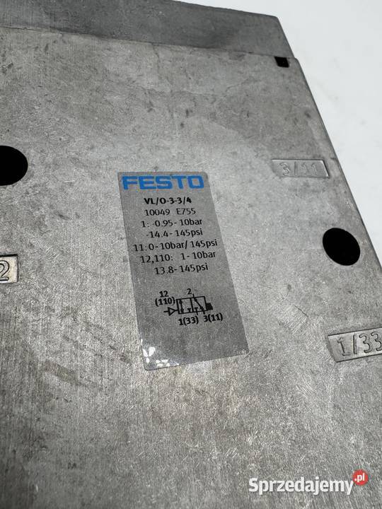 Festo VLO334 10049 Zawór pneumatyczny