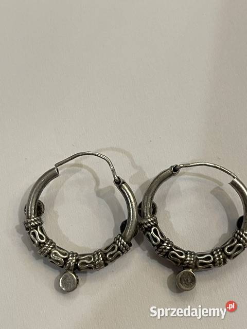 Srebrne Kolczyki z Turkusem srebro Kolczyki Kraków sprzedam