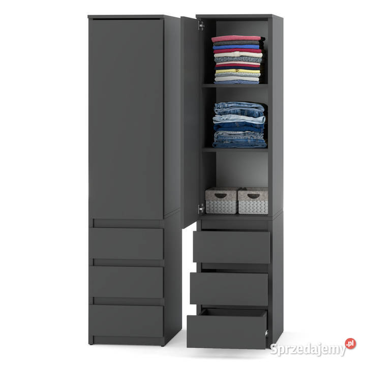 Szafa garderoba 40 z 3 szufladami nowoczesna do Elbląg