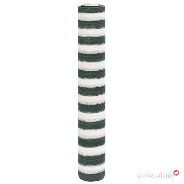 Siatka cieniująca zielonobiała 1x10 m HDPE 150 Warszawa