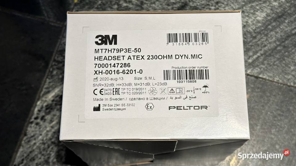3M Peltor ochronniki słuchu komunikacyjne na Tczew