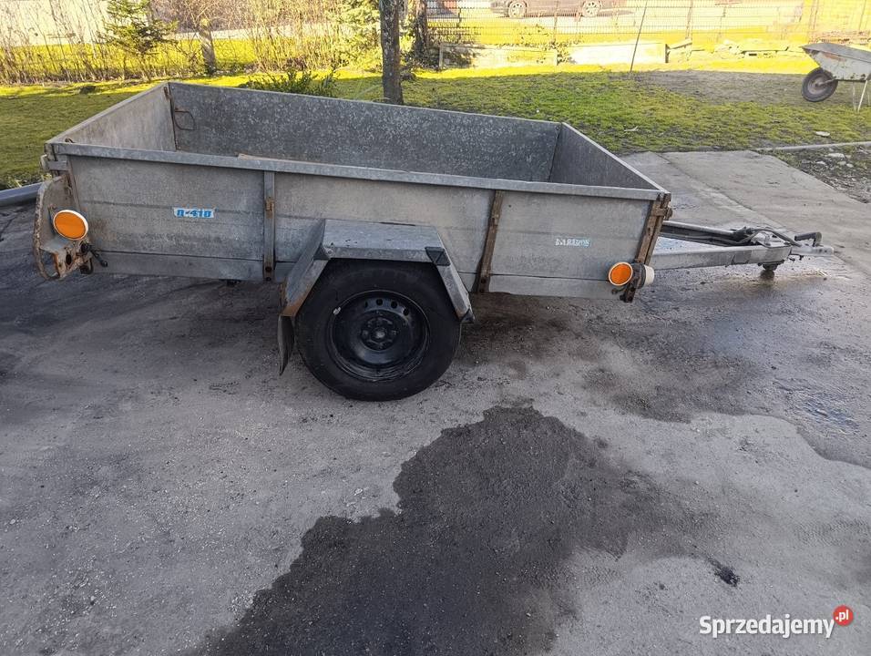 Przyczepka Samochodowa Niewiadów Zamiana Rok produkcji 1984