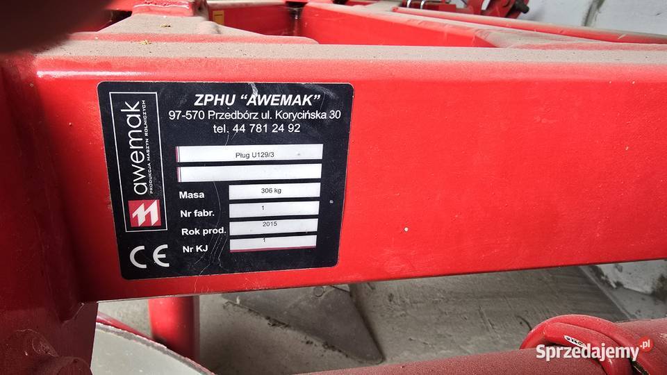 Pługi awemak Przyłęk