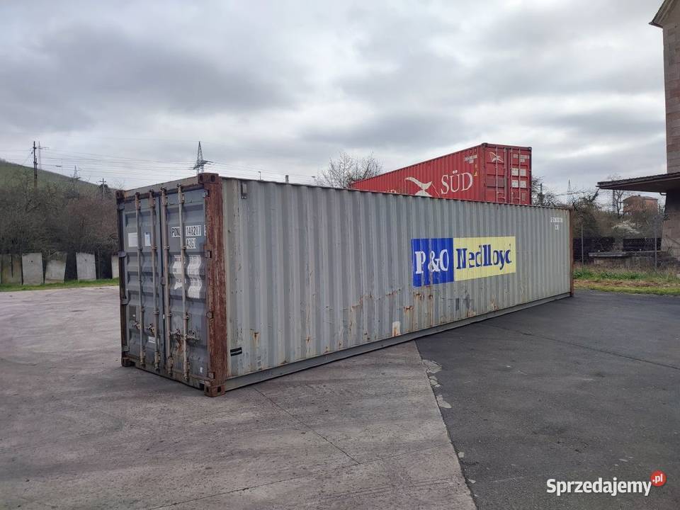 Kontener morski 40 DVHC 12 metrowy transport Magazynowanie Magazynowanie lubuskie Strzelce Krajeńskie