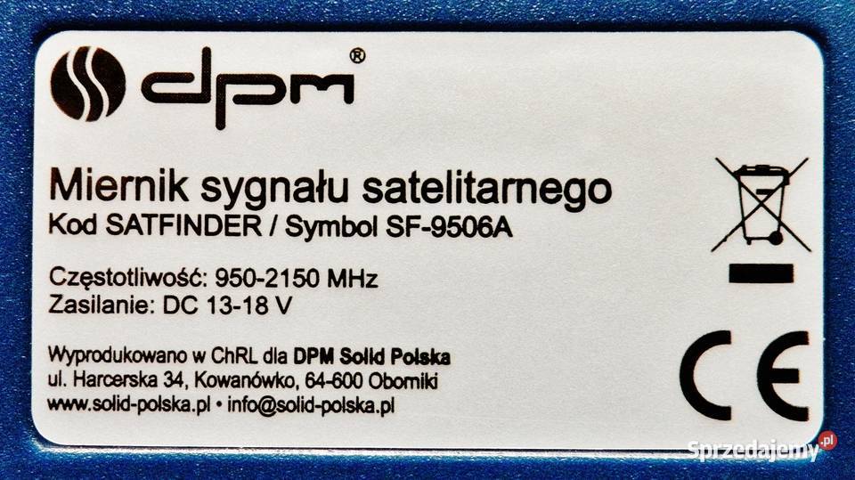 Miernik sygnału satelitarnego DPM Satfinder