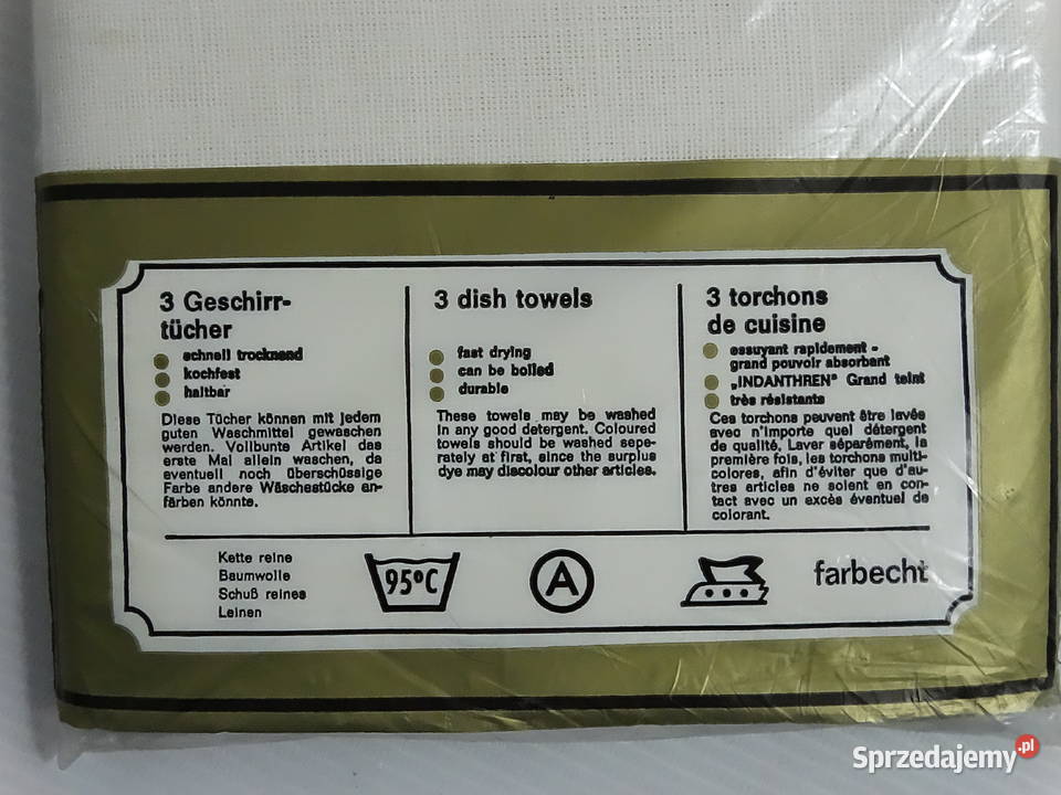 Nowe ścierki kuchenne AAA de Luxe półlniane Biłgoraj