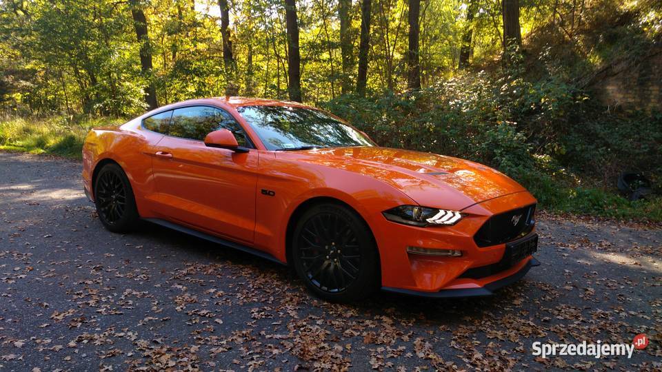 FORD MUSTANG GT V8 450 112020 SALON POLSKA światła LED Zielona Góra