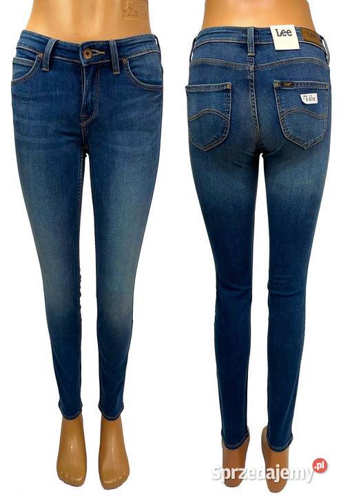 Spodnie damskie Lee Scarlett Slim W25 L33 Bez wzoru Spodnie warmińsko-mazurskie sprzedam
