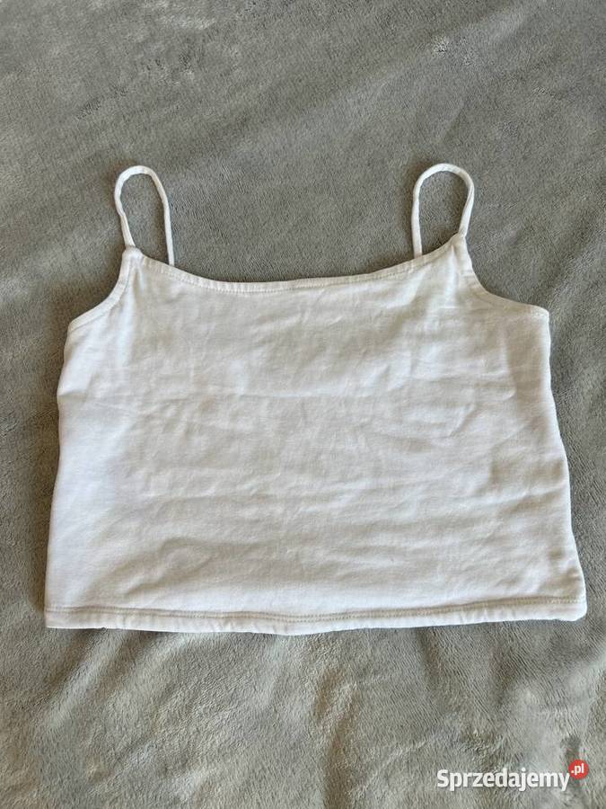 Top na ramiączkach crop top krótka koszulka Jasło