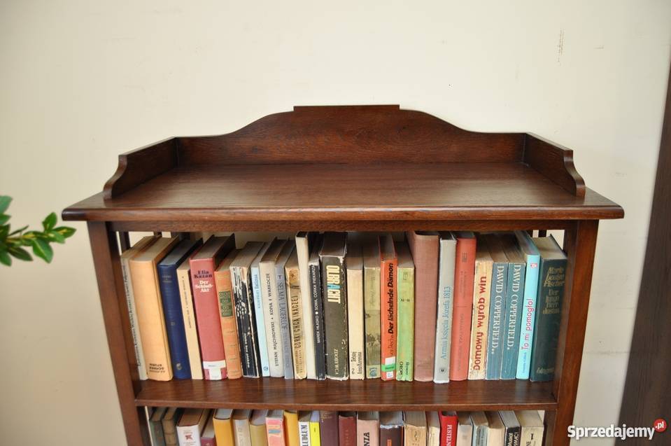 ETAŻERKA DĘBOWA SECESYJNA Nysa
