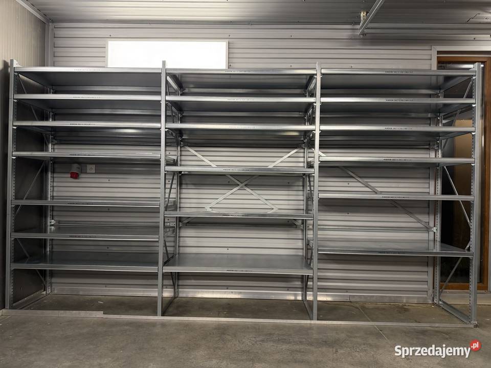 Sprzedam regały magazynowe półkowe metalowe 210cm