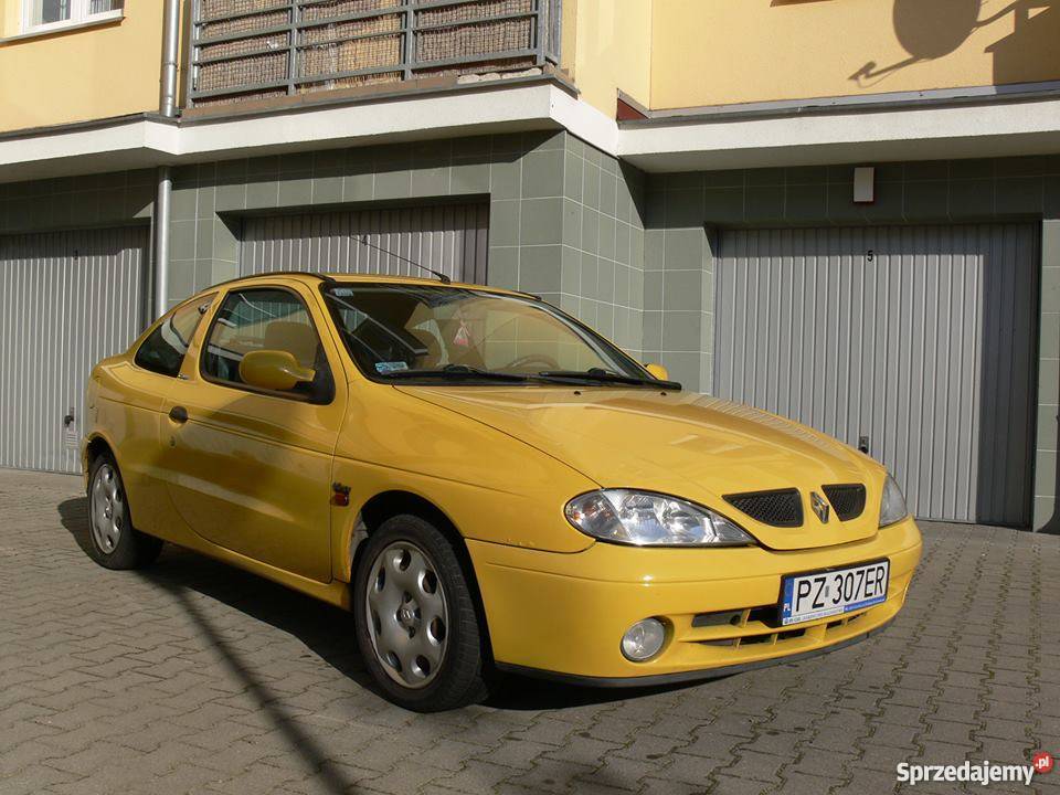 RENAULT MEGANE Coupe LIFT 16 16V 110 benzyna światła przeciwmgielne wielkopolskie Czerwonak sprzedam