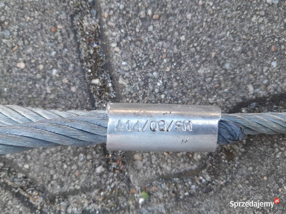 Zawiesie linowe jednocięgnowe pętlowe 08T L 14 m