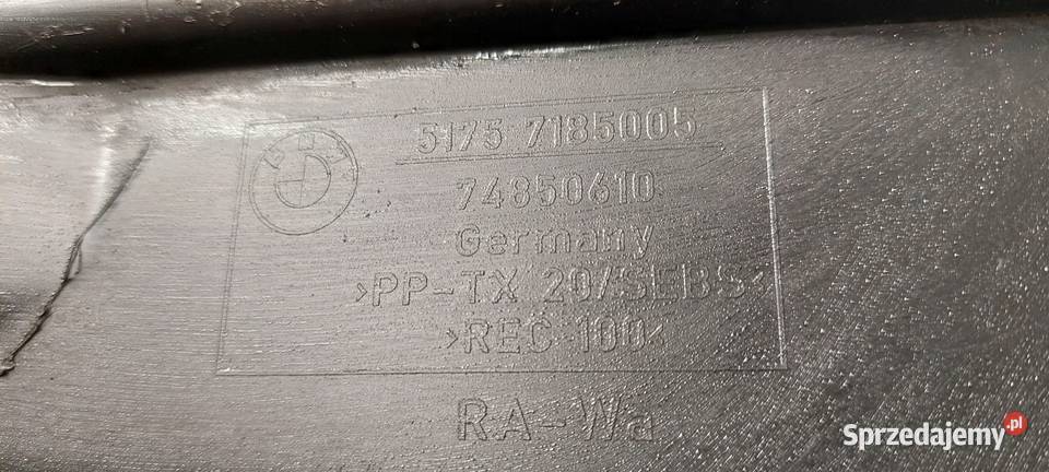 OSŁONA LEWA NADKOLA BMW 7 F01 F02 F04 7185005 Międzychód