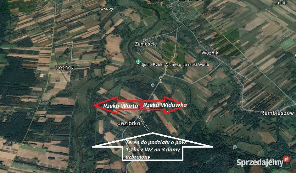 Grunt 11000m2 Jeziorko