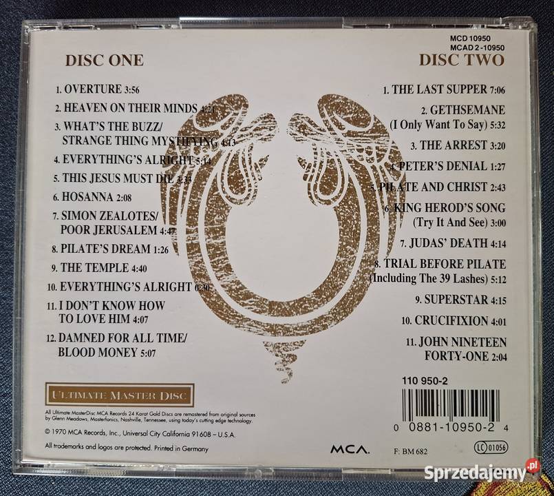 Jesus Christ Superstar 2 CD Płyty i kasety Kraków sprzedam
