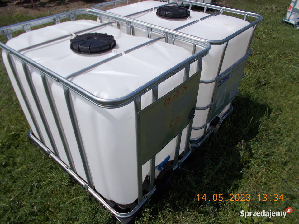 zbiornik 600 1000 l paletopojemnik beczka mauzer Łubianka