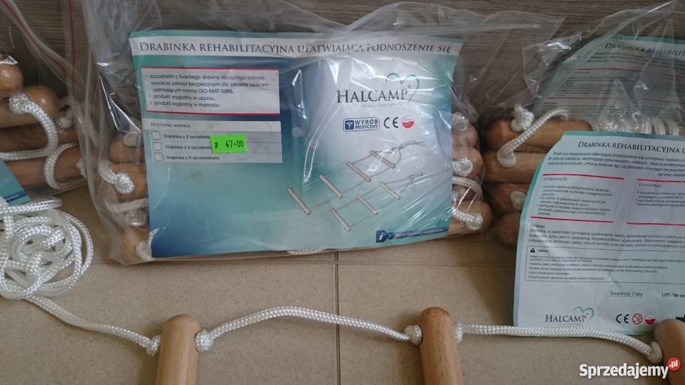 HALCAMP Drabinka 34 szczeblowa do podciągania Kielce
