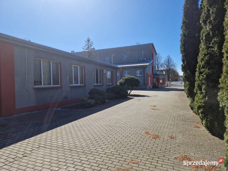Hale magazynowoprodukcyjne z częścią biurową Miechów sprzedam