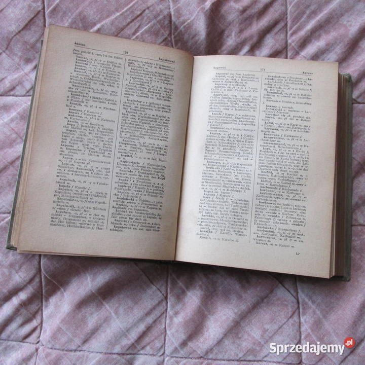 SŁOWNIK POLSKONIEMIECKI 1953 Bytom sprzedam