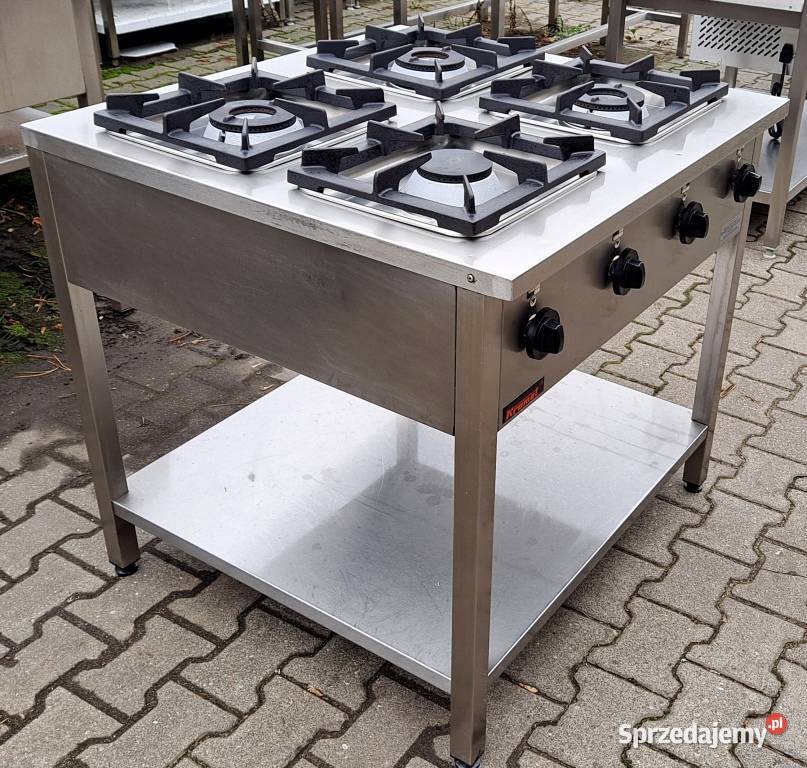 KUCHNIA GAZOWA 4 PALNIKOWA KROMET DUŻA MOC 30 KW Gastronomia wielkopolskie Nowe Skalmierzyce