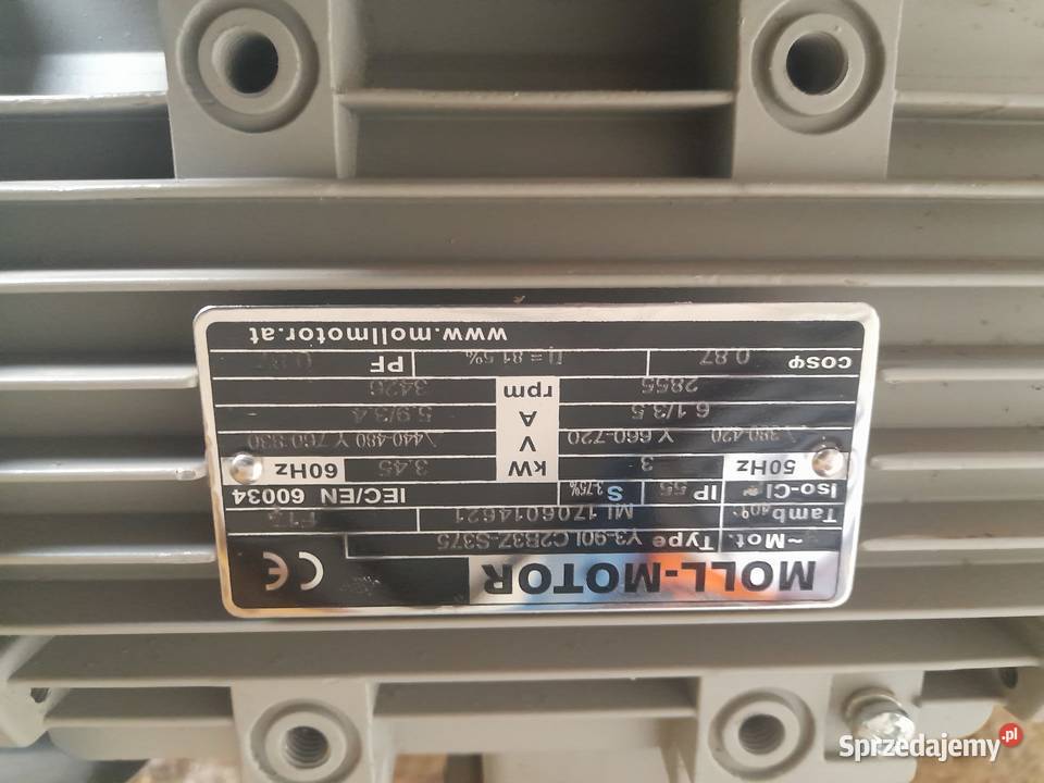 Silnik 380v 3 kw wysokoobrotowy małopolskie Nowy Sącz