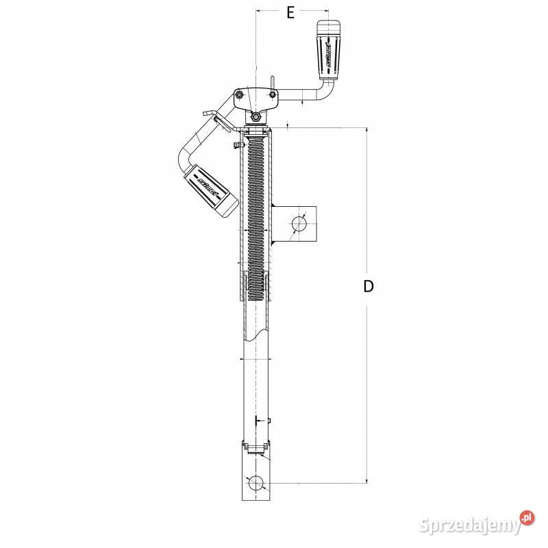 Stopa podporowa 354 mm 500 z ramieniem ruchomym Kamionna