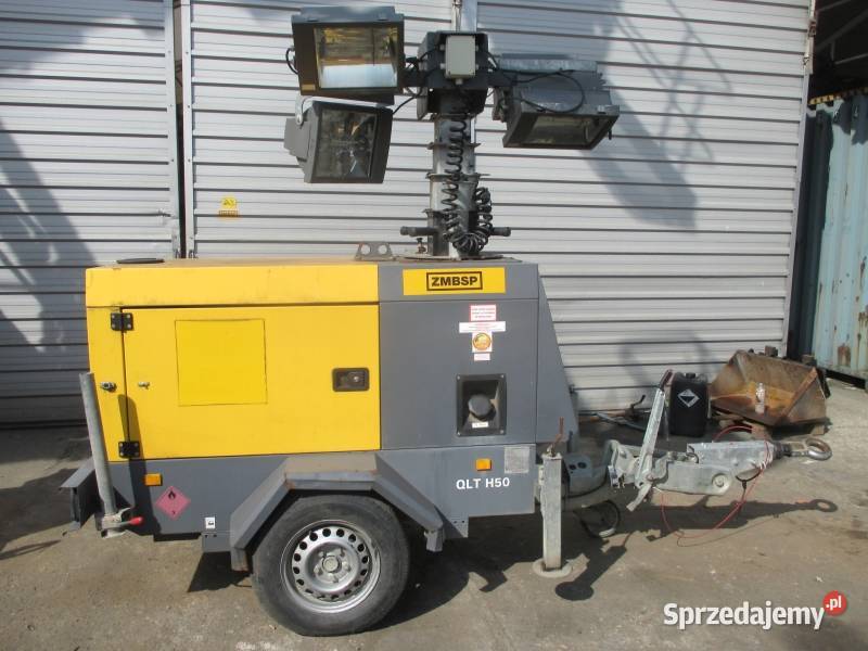 Maszt oświetleniowy Atlas Copco QLT H50 4X100 W Pleszew