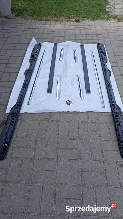 Relingi Chrysler Pacifica Chrom Czarne Hordzież