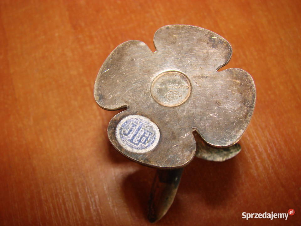 JLH psrebrzany wazonik pomorskie Pruszcz Gdański