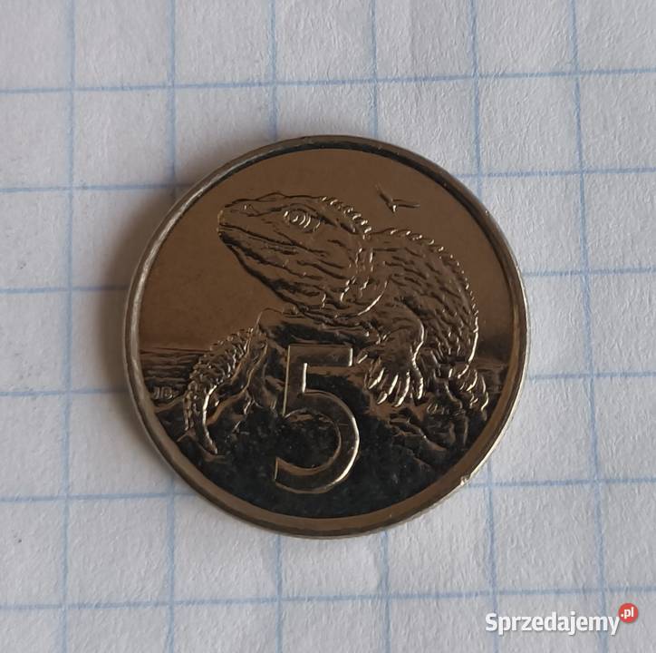 5 CENTÓW 2001 NOWA ZELANDIA sprzedam