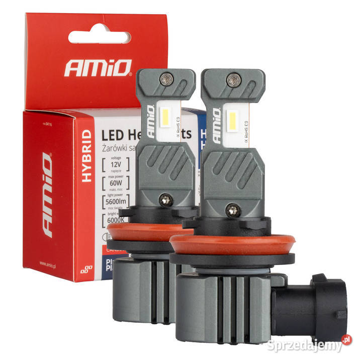 ŻARÓWKI LED AMIO H8 H9 H11 HYBRID CANBUS wielkopolskie