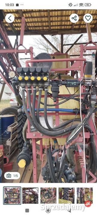 Opryskiwacz hardi 18m Sieciemin