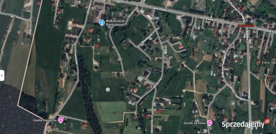 DZIAŁKA BUDOWLANA W ŁOPUSZNEJ Z WIDOKIEM NA budowlana Łopuszna sprzedam