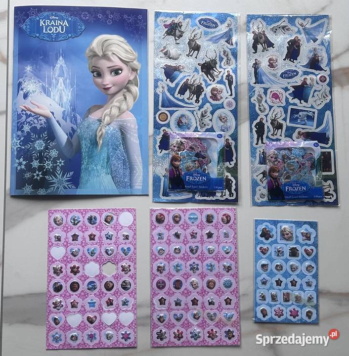 Disney Kraina Lodu Frozen kolorowanka naklejki dolnośląskie Wrocław