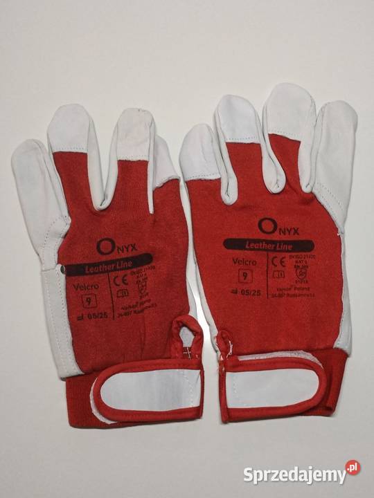 Rękawice robocze Verken Velcro skórzane rzep r Radom