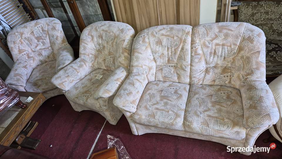 Komplet wypoczynkowy fotel sofa dwuosobowa 112 z Komplety wypoczynkowe Sypniewo