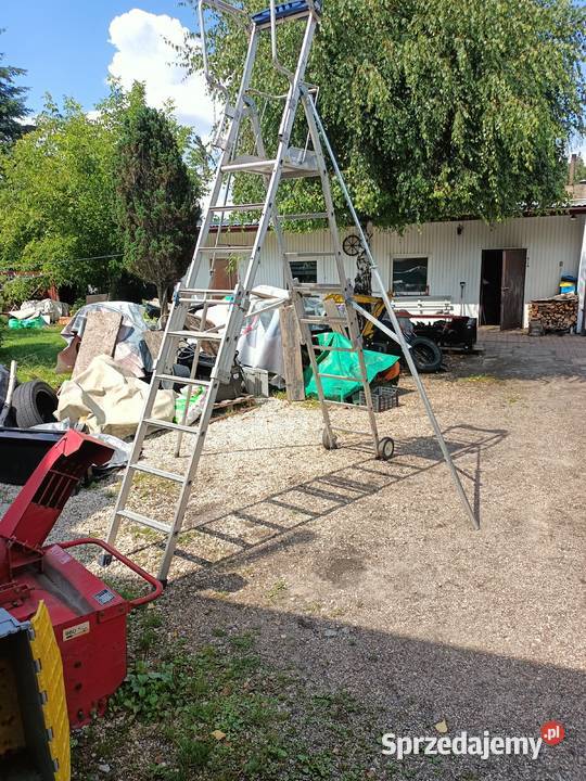 Drabina Aluminiowa Podest roboczy Rusztowanie sprzedam