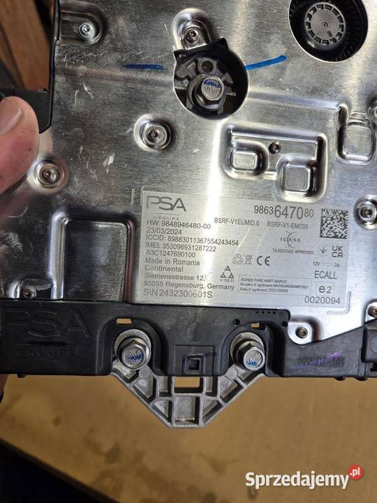 Antena GPS TELEMATIC BOX PSA FCA PEUGEOT 308 III