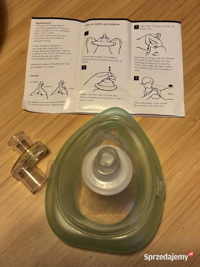 Pocket Mask Laerdal maska do resuscytacji CPR Bytom