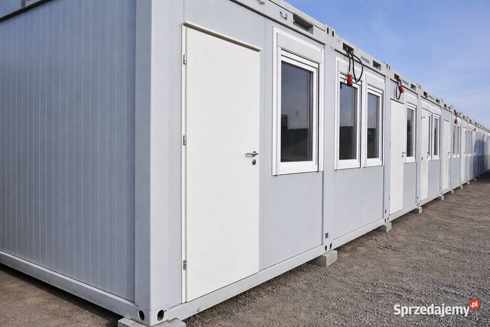 Kontenery modułowe –zestaw 24szt. ok.360 m² (biura, zaplecze socjalne)