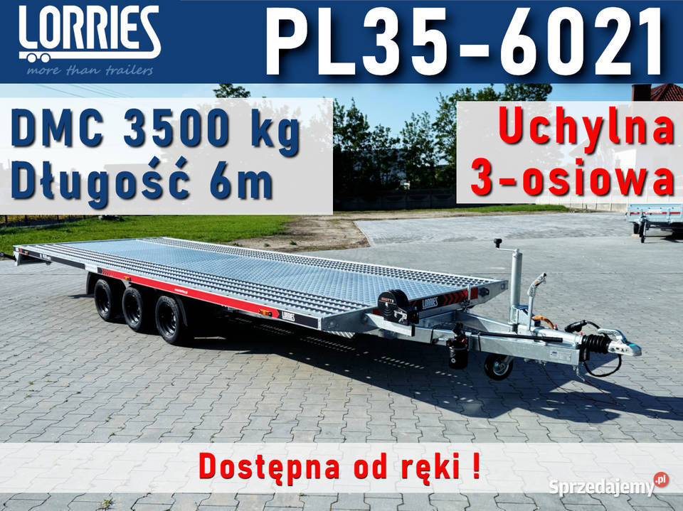 LORRIES 356021 Laweta uchylna 6m 35T wypełnienie Kowal