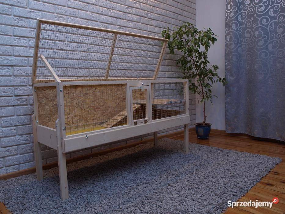 Klatka drewniana zagroda królika świnki morskiej Dla gryzoni Akcesoria dla zwierząt Myszków