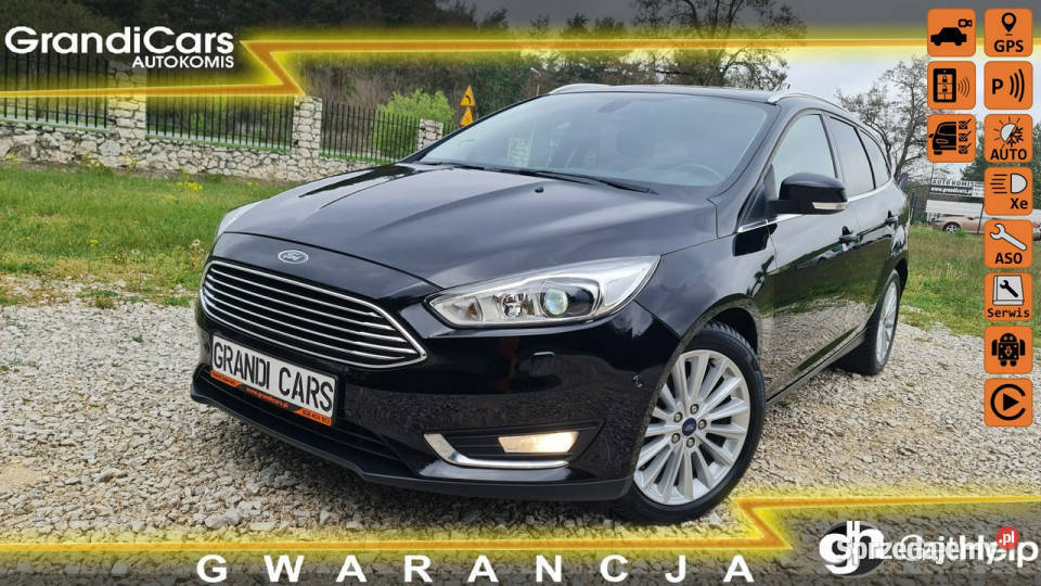 Ford Focus 15 TDCi 120 Titanium Climatronic Navi czarny świętokrzyskie