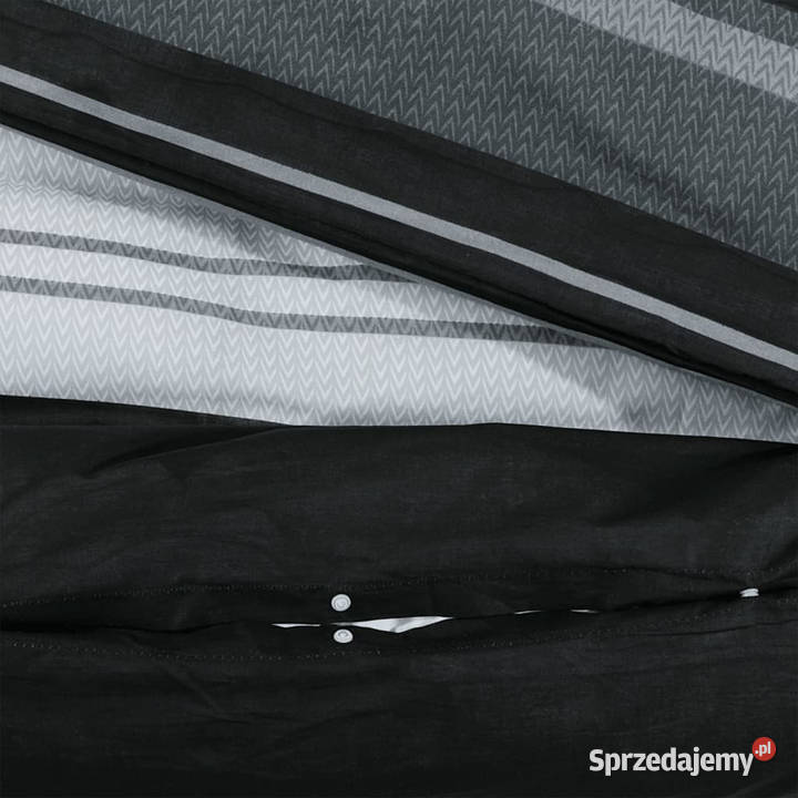 Zestaw pościeli czarnobiały 260x240 bawełna Warszawa sprzedam