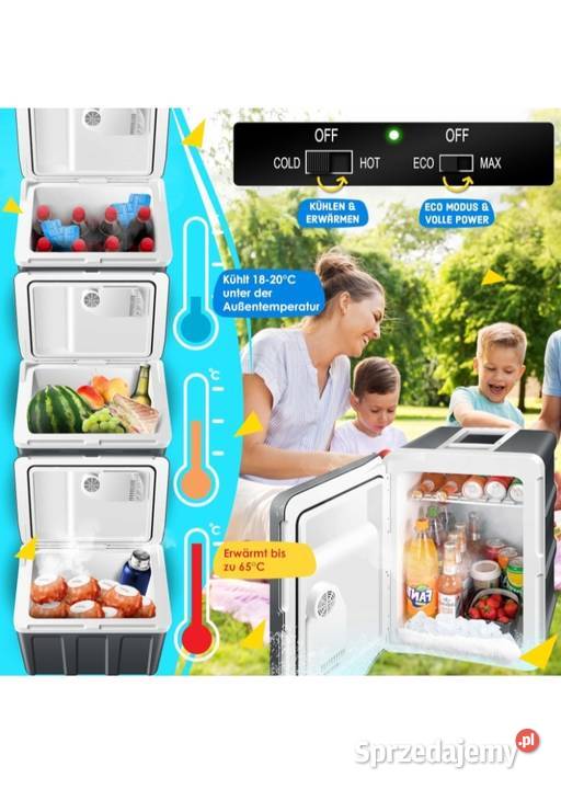 Lodówka turystyczna 40 l z kółkami 12V230V Brzeziny