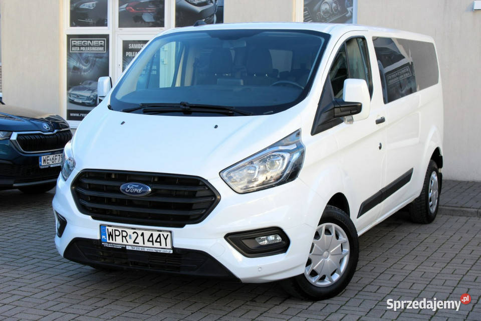 Ford Transit Custom 9osob L2 130 Salon FV23 1WŁ mazowieckie