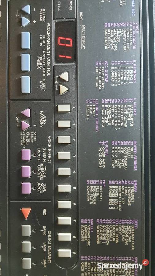 Keyboard Yamaha PSR 210 Pozostałe wielkopolskie Glinno