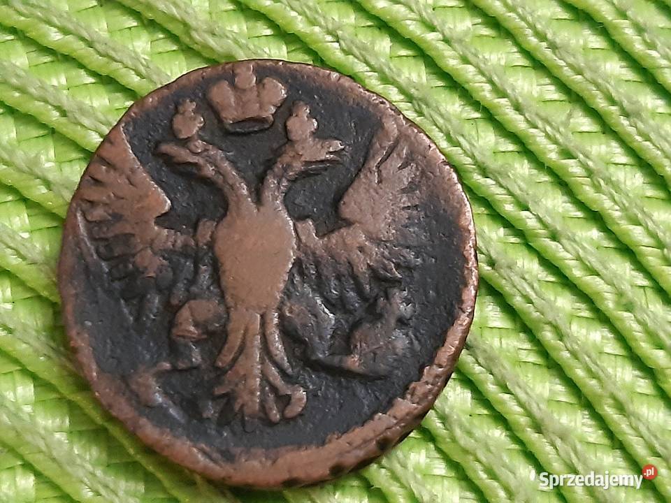 moneta Rosji Carskiej z 1750r Antyki, Sztuka, Kolekcje Łomża