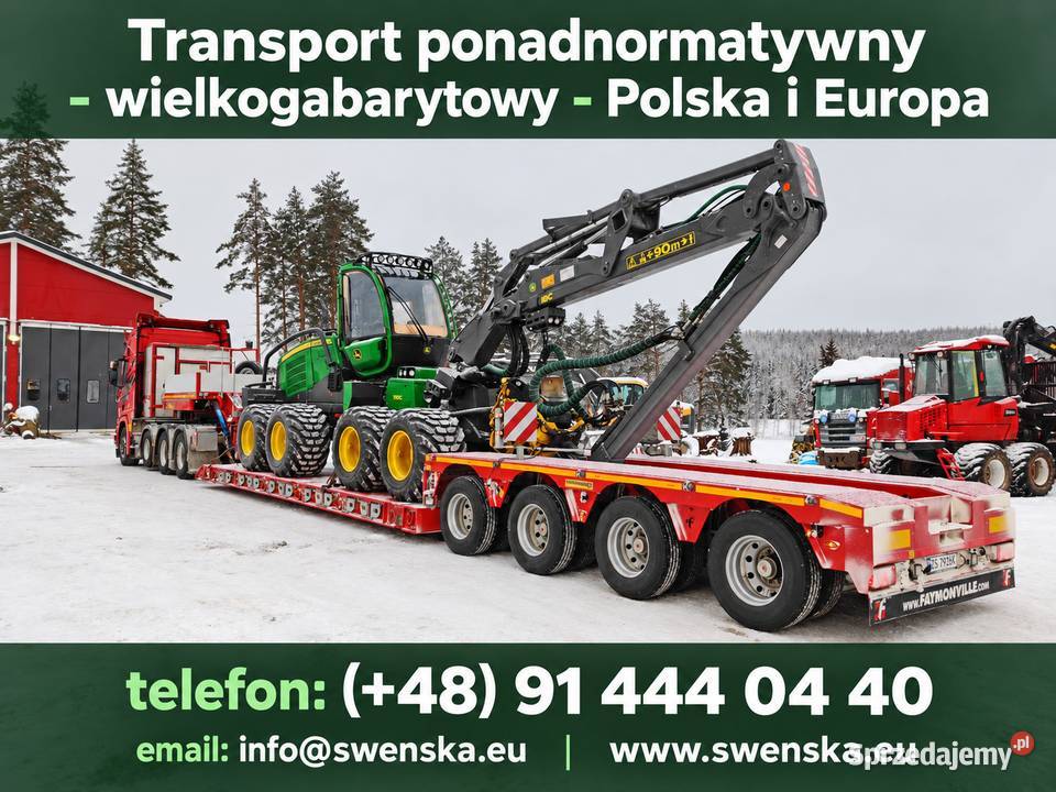 Transport ponadnormatywny wielkogabarytowy Szczecin